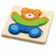 Ahşap Puzzle Ayıcık (Eğitici Yapboz Oyuncaklar)