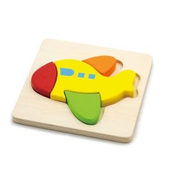 Uçak Ahşap Puzzle (Eğitici Oyuncaklar)