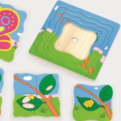 Kelebek Katlı Puzzle (Eğitici Oyuncak)