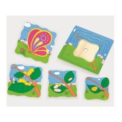 Kelebek Katlı Puzzle (Eğitici Oyuncak)