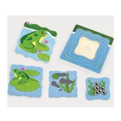Kurbağa Katlı Puzzle