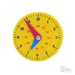 Saat Öğretimi 10'Lu (Kadranı 10 cm) Eğitim Öğrenme Saati