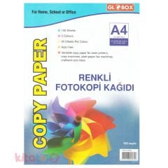 Renkli A4 Fotokopi Kağıdı 100 Yaprak