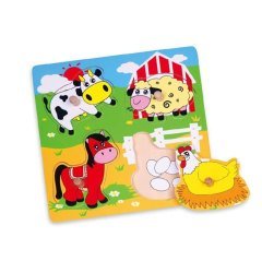 Tutmalı Çiftlik Hayvanları (Anaokulu Puzzle)