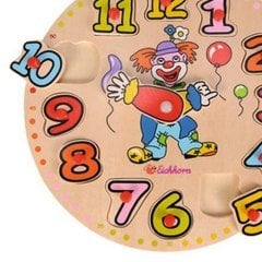 Ahşap Saat Eğitici Kavram Geliştirici Oyuncak