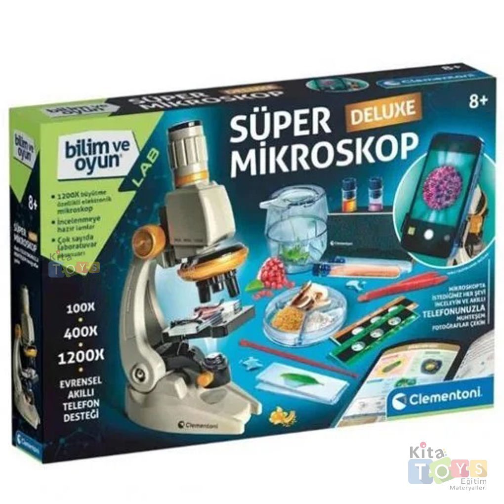 Süper Mikroskop 64473 Bilim Deney Seti Clementoni