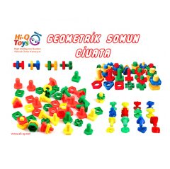 Geometrik Somun Civata 54 Parça (Poşetli)