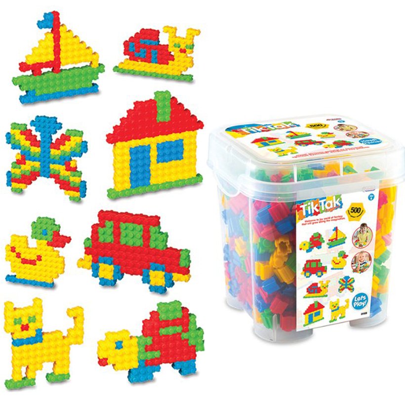 Tik Tak Box 500 Parça (Anaokulu Lego Oyuncak)