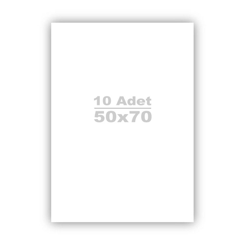 Fon Kartonu 10'Lu (50x70 cm) 160 gr Fonkarton Beyaz