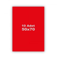 Fon Kartonu 10'Lu (50x70 cm) 160 gr Fonkarton Kırmızı