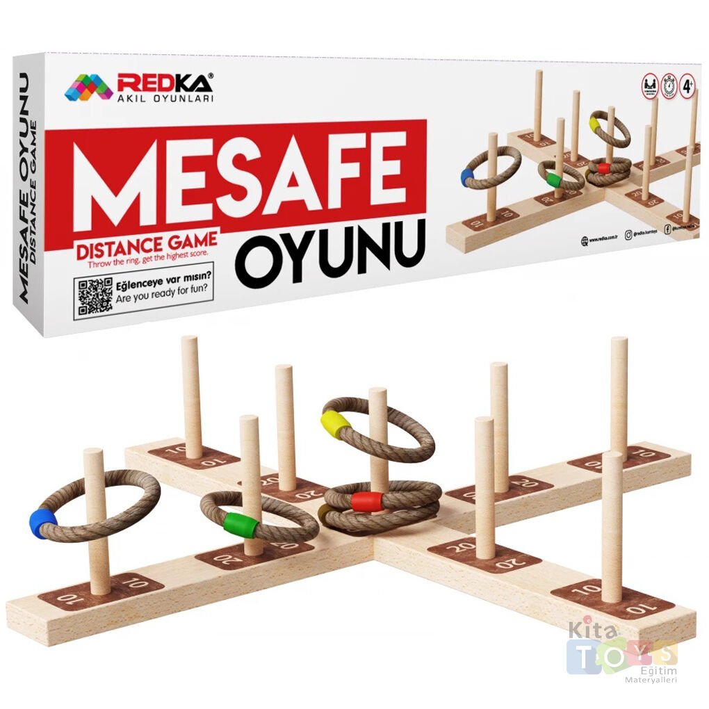 Ahşap Halka Atma Oyunu (Uzaklık Mesafe Tahmini) Redka
