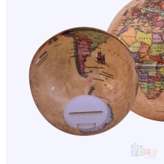 Kumbara / Antik Küre Ø 10 cm (41103 Siyasi Dünya Maketi)