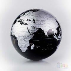 Sihirli Dönen Küre Siyah Ø 15 cm (Dünya Maketi) 41155