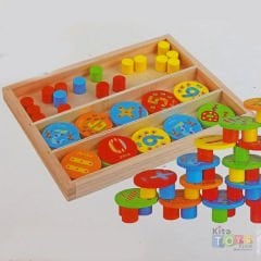 Sayı Blokları ve Rakamlar Matematik Seti (Sayılar) Ahşap