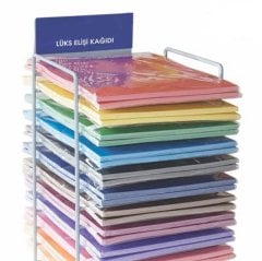 Elişi Kağıdı 20'Li Poşet (Tek Renk El İşi Kağıt) Siyah