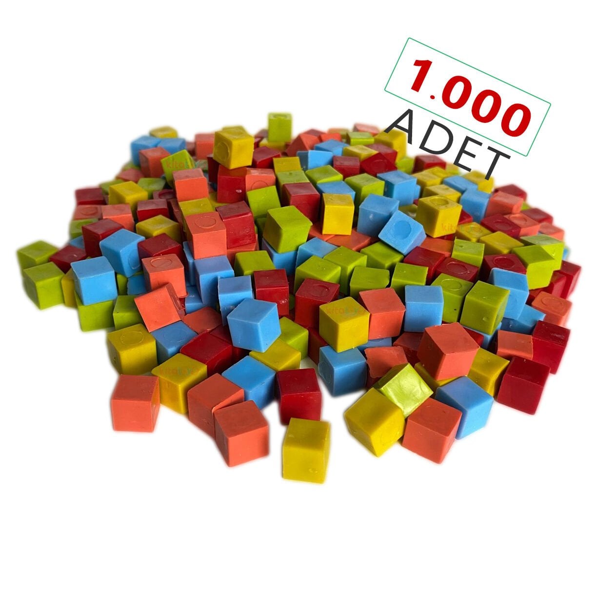 1 cm Birim Küpleri (1.000 Adet) Sayı Seti Plastik Küpü