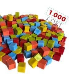 1 cm Birim Küpleri (1.000 Adet) Sayı Seti Plastik Küpü