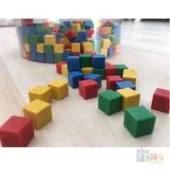 1 cm Birim Küpleri (1000 Adet) Sayı Seti Plastik Küpü