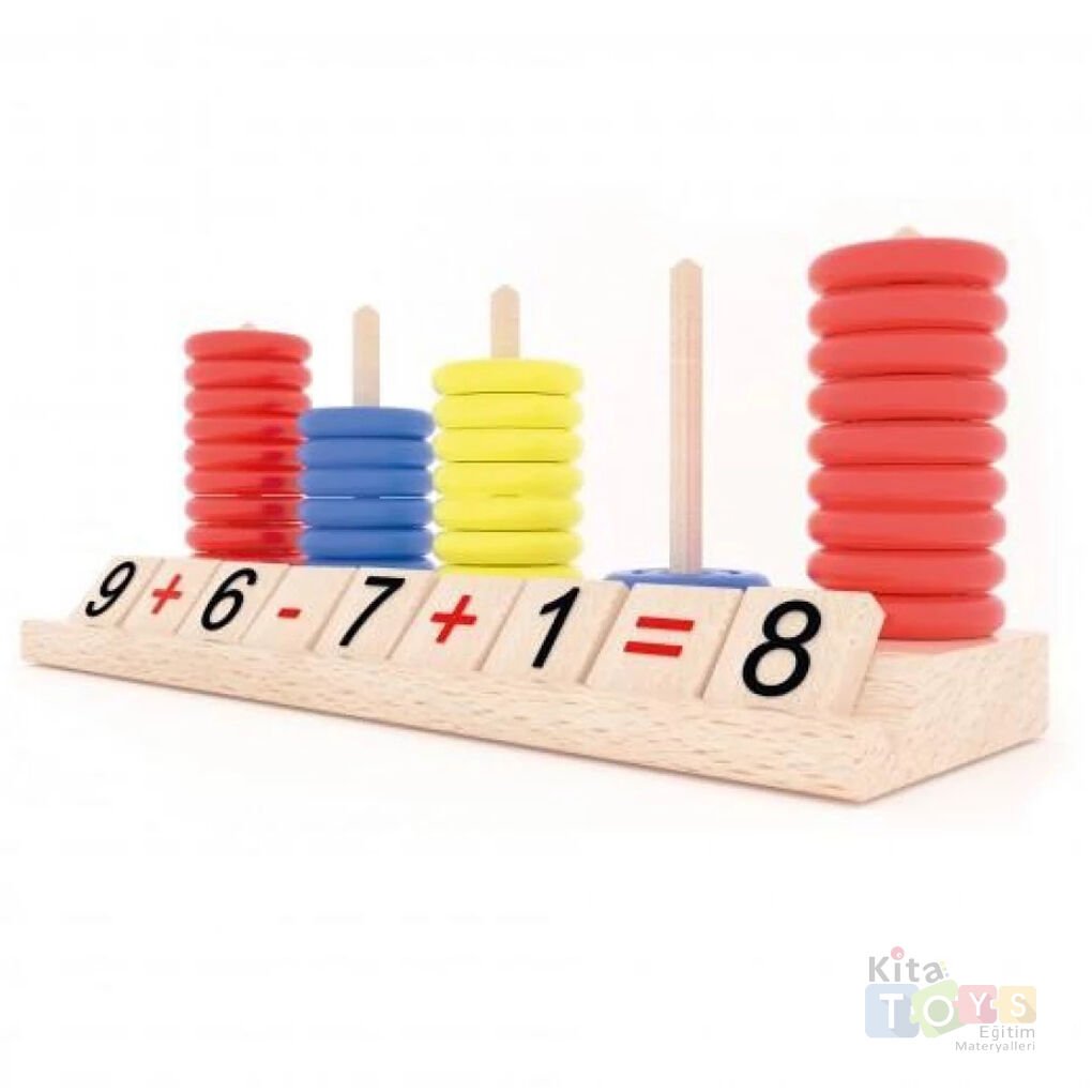 Matematik İşlem (Sayılar Seti) Rakamlar Halkalar Çubuklar 5206