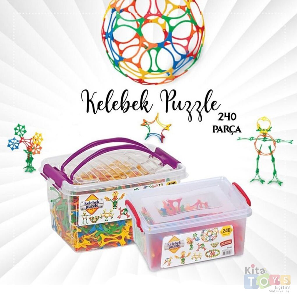 Kelebek Puzzle 240 Parça (Yapı Oyuncakları) 03146 | KitaToys.com'da.