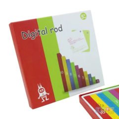 Ölçü Blokları (Ahşap Rakamlar Matematik Çubukları) Onluk Birim Sayıları