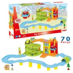 Büyük Otopark 70 Parça (Araba Garajı) Yol Seti