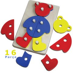Ayıcık Sök-Tak 16p (Eğitici-Geliştirici Materyaller)
