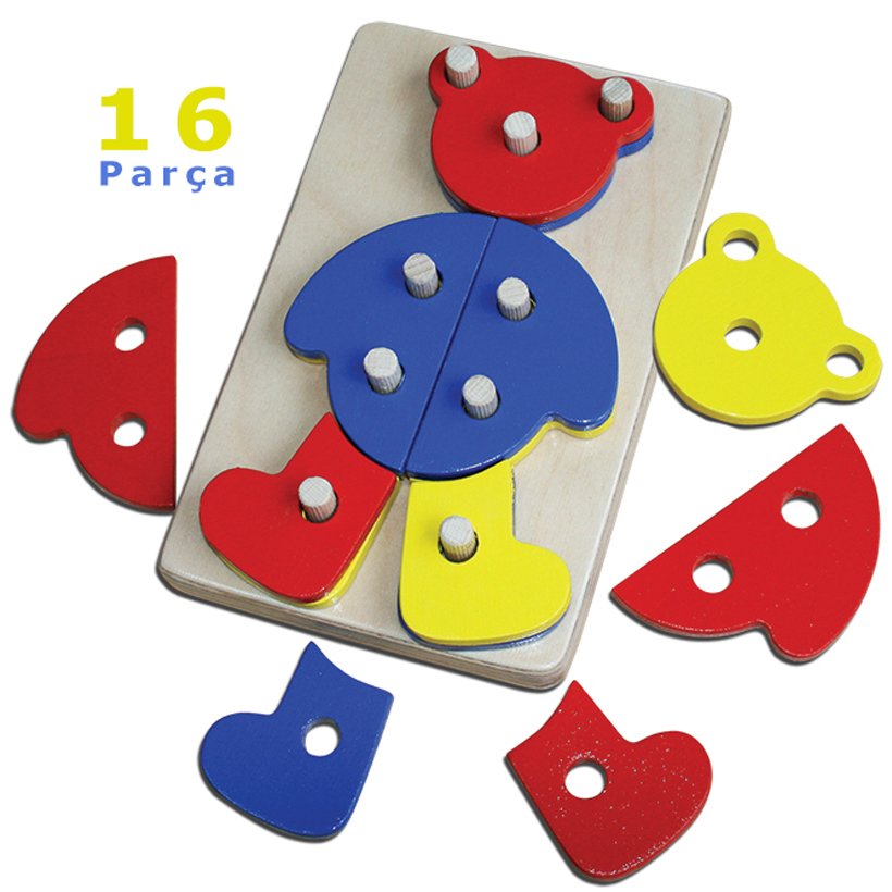 Ayıcık Sök-Tak 16p (Eğitici-Geliştirici Materyaller)