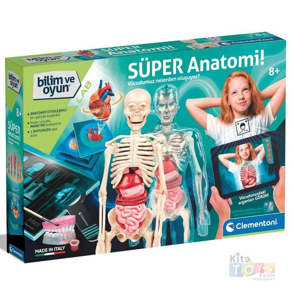 Süper Anatomi (İskelet Sistemi Maketi) Clementoni Modeli 64474
