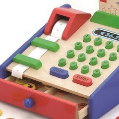 Ahşap Yazar Kasa Market Oyuncakları