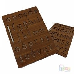 El Parmak Kası Gelişimi Ahşap Alfabe Harfler Çift Taraflı Çizgi Çalışmaları-Bilek Çalıştırma