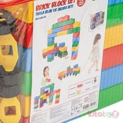 Tuğla Blok 43 Parça Araba Seti Oyuncak