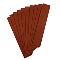 Krapon Kağıdı TEK RENK 10'Lu Paket 50x200cm Kahverengi