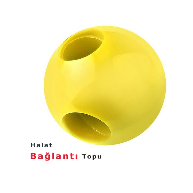 Halat Bağlantı Topu Ø 5.5 cm (Tırmanma Aparatı) Sarı
