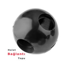 Halat Bağlantı Topu Ø 5.5 cm (Tırmanma Aparatı) Siyah