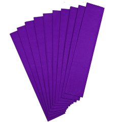 Krapon Kağıdı TEK RENK 10'Lu Paket 50x200cm Mor