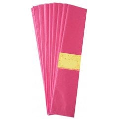 Krapon Kağıdı TEK RENK 10'Lu Paket 50x200cm Pembe