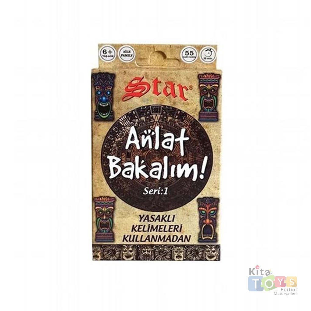 Anlat Bakalım Seri 1-2 (Eğitici Oyun Kartı) Star Model 1