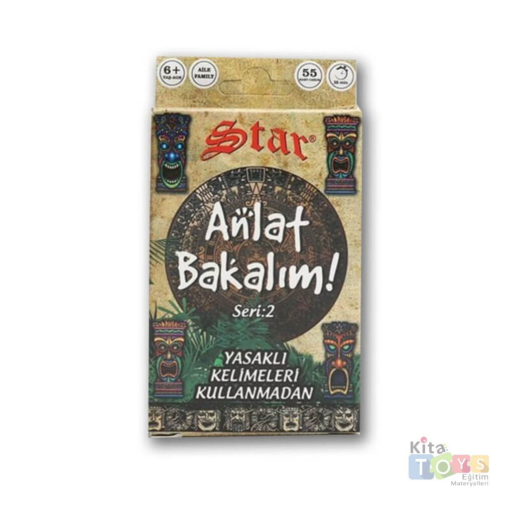 Anlat Bakalım Seri 1-2 (Eğitici Oyun Kartı) Star Model 2
