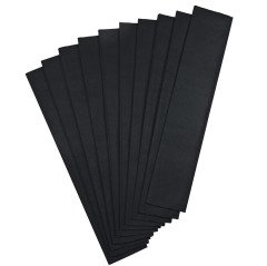 Krapon Kağıdı TEK RENK 10'Lu Paket 50x200cm Siyah