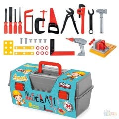 Aksesuarlı Alet Çantası 34 Parça (Tamir Seti Çantalı)