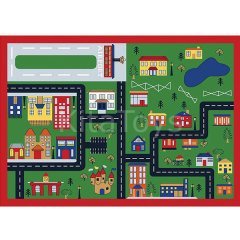 Town (Ctiy) 100x150 cm Eğitici Oyun Halısı
