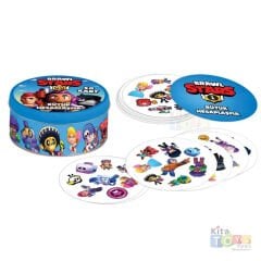 Büyük Hesaplaşma Oyunu Kartları (Metal Kutu) Eşleştirme Brawl Stars Dobble Path Path