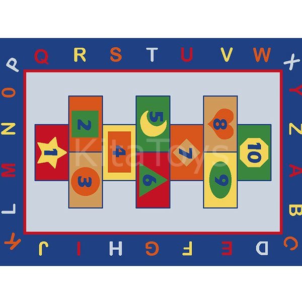 Game Şekiller 100x150 cm Sek Sek Eğitici Oyun Halısı