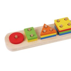 Ahşap Beşgen Geometrik Şekiller