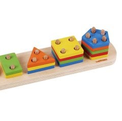 Ahşap Beşgen Geometrik Şekiller