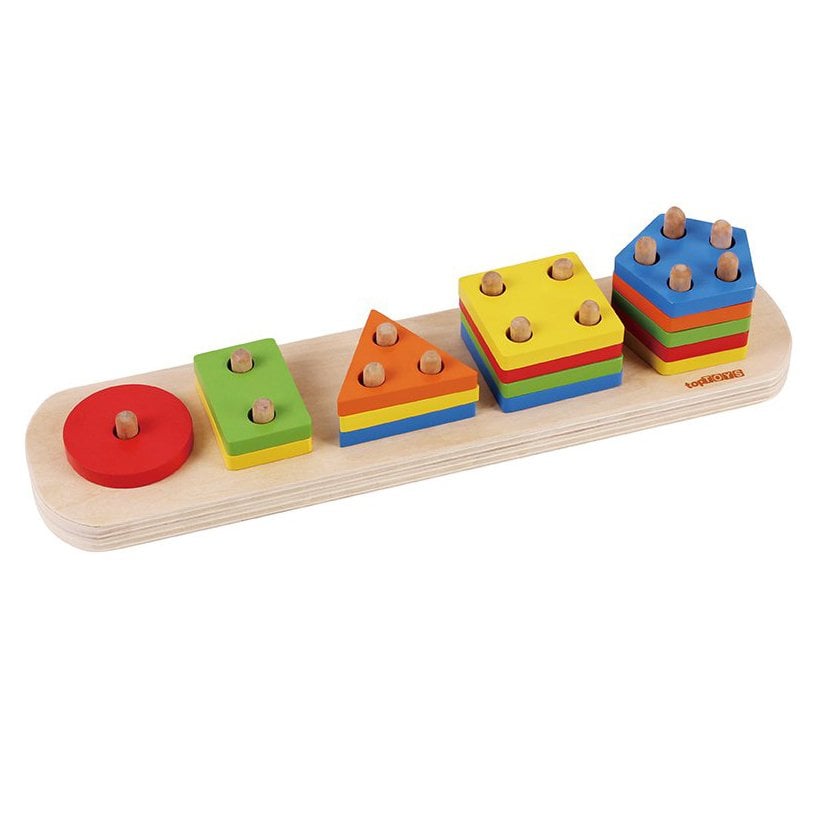 Ahşap Beşgen Geometrik Şekiller