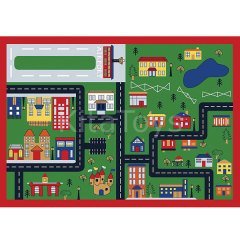 Town 133x190 cm (City) Çocuk Oyun Halısı