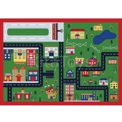 Town 133x190 cm (City) Çocuk Oyun Halısı