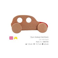 Ahşap Oyun Arabası (17 cm)